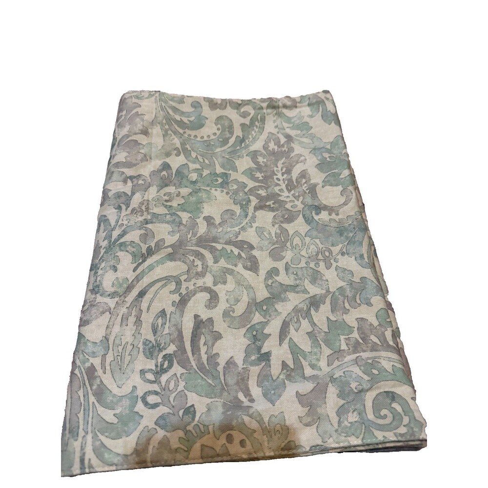 Tabitha Webb Muted Paisley Summer Floral Reversible 90" Classic Table Runner